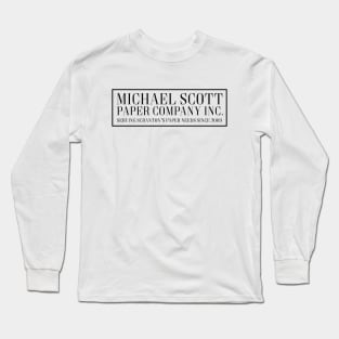 Michael Scott Paper Company Long Sleeve T-Shirt